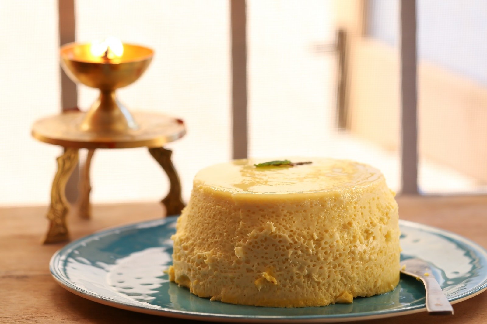 Seem Paal (Steamed Colostrum Milk Pudding)