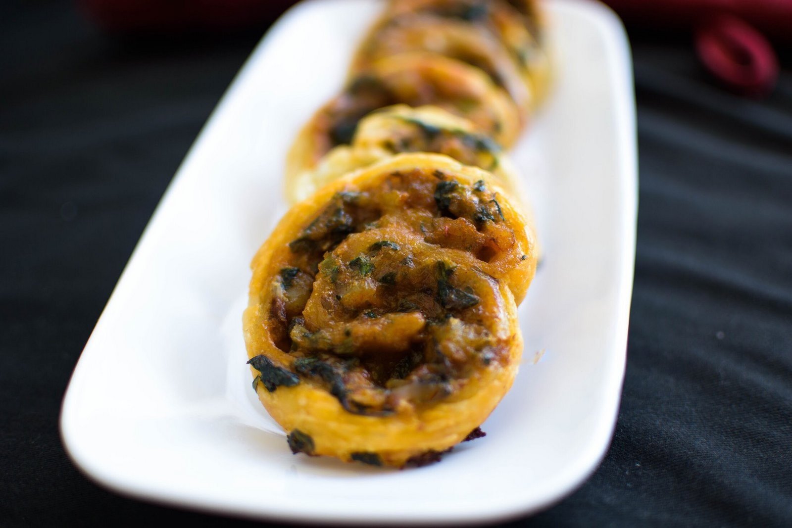 Shrimp, Spinach and Cheese Swirls