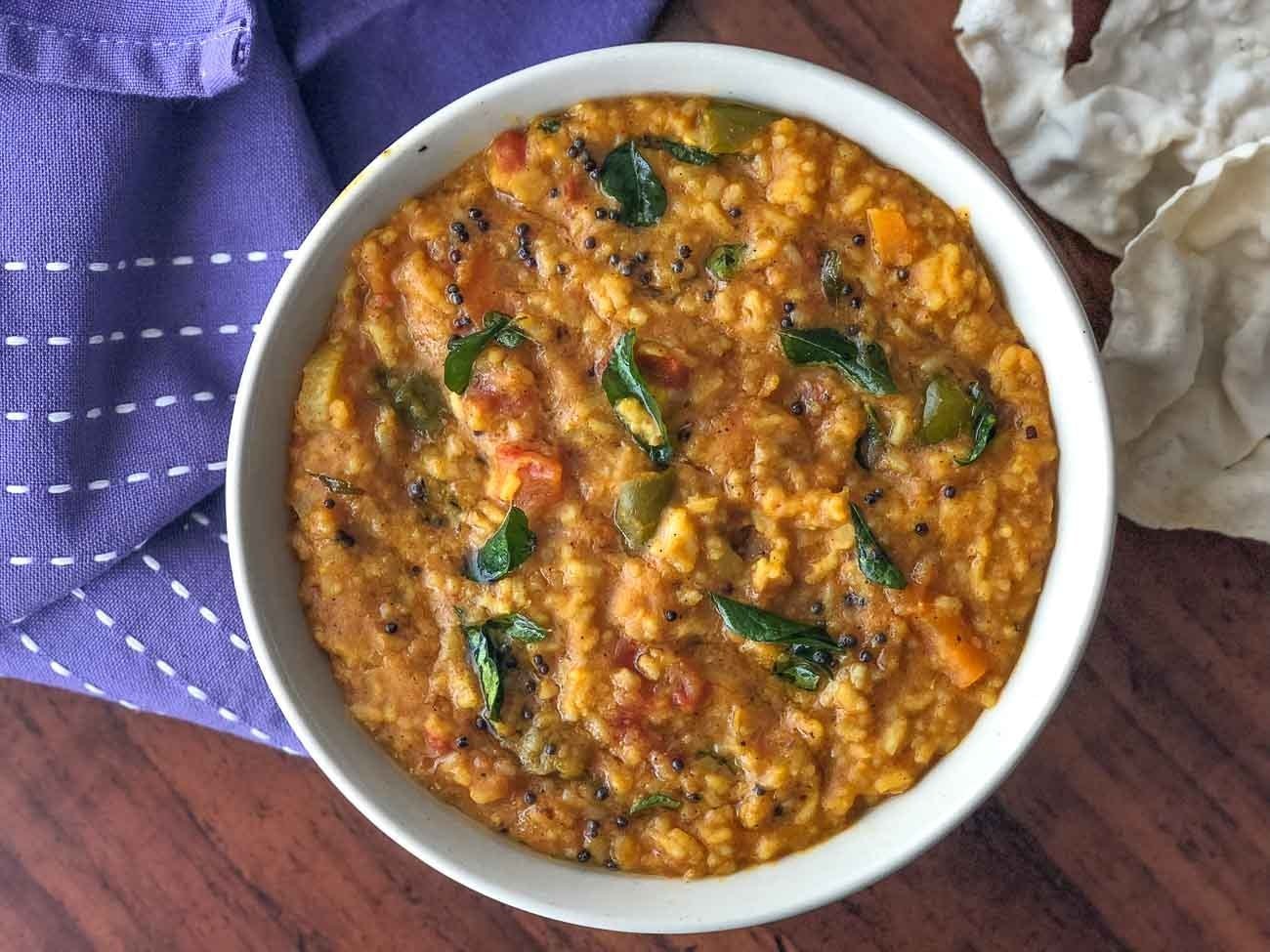 South Indian Sambar Rice