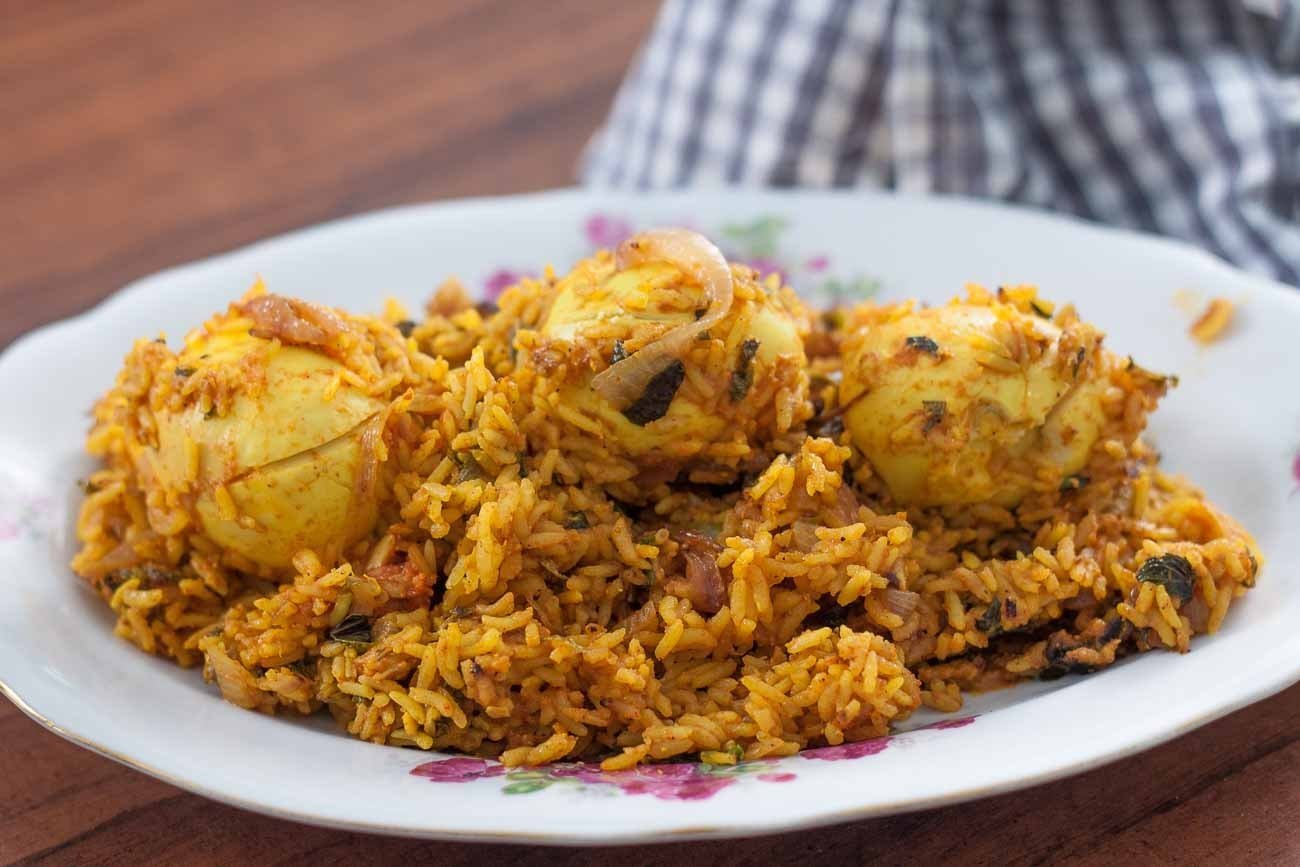 Easy Pressure Cooker Egg Biryani
