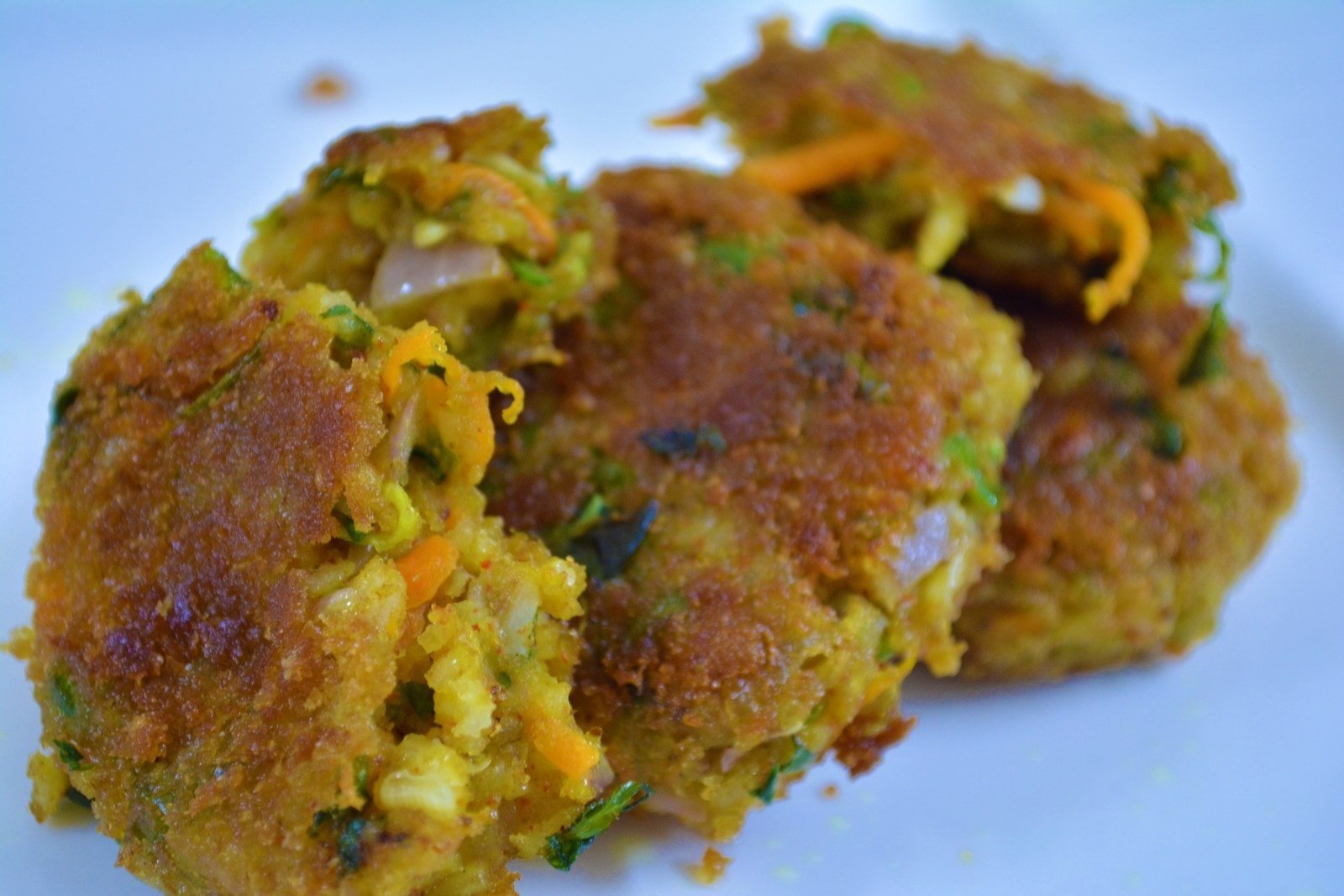 Spicy Mixed Vegetable Rice Cutlets