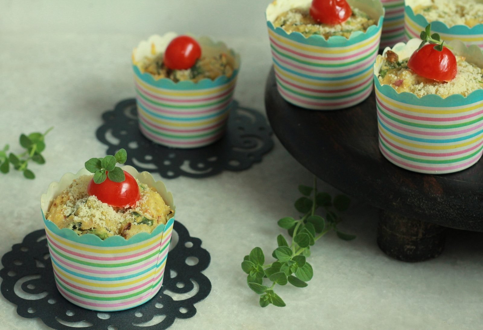 Spinach and Feta Muffins