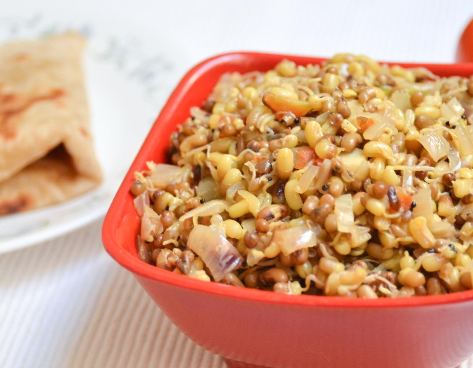 Sprouted Matki Dal Sabzi