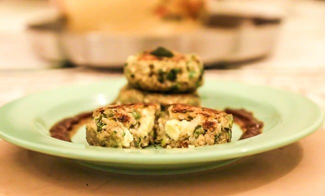 Paneer-Stuffed Millet Patties