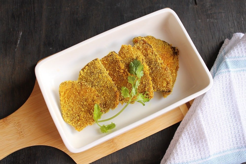 Goan Semolina-Crusted Yam