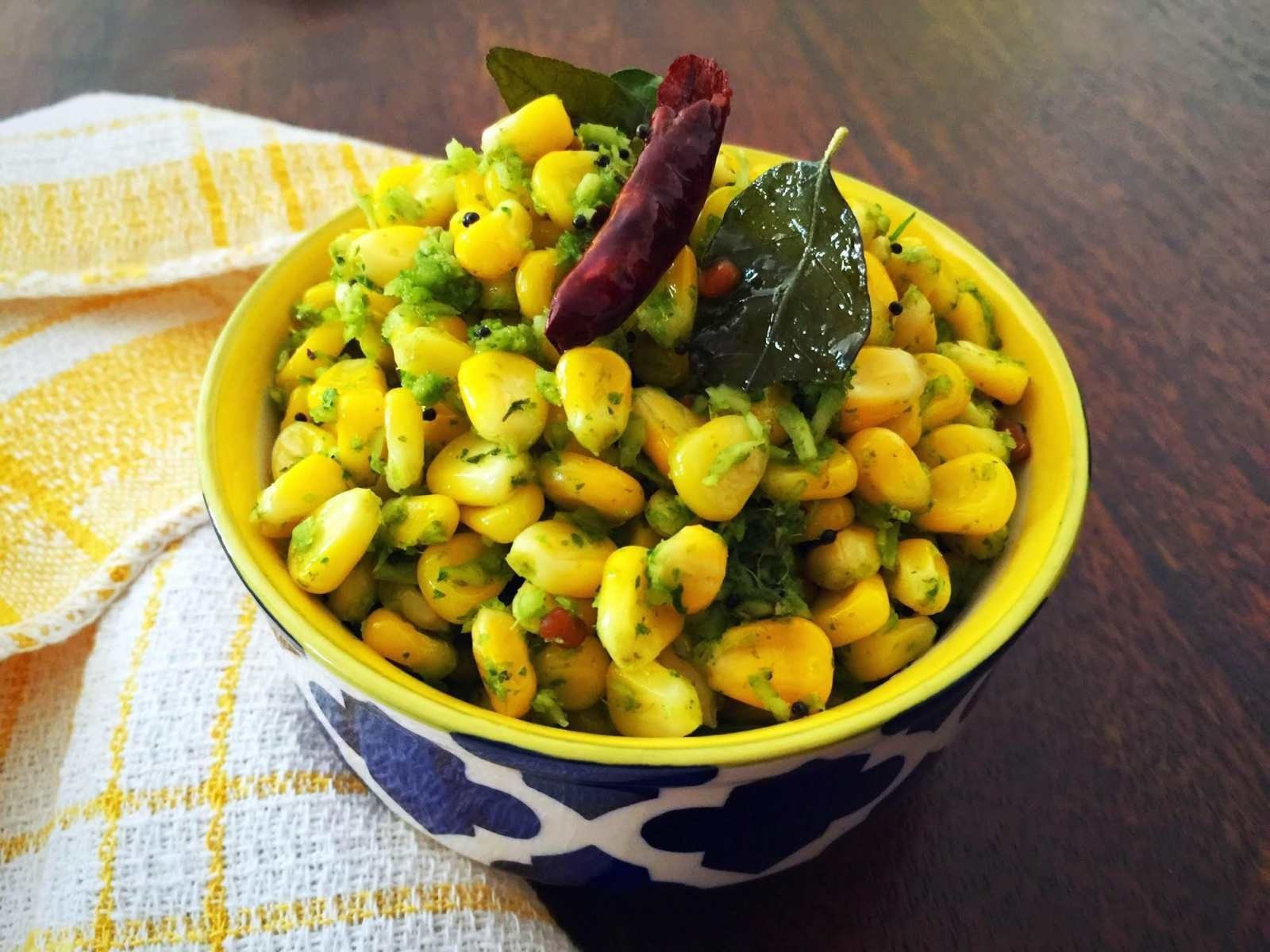 Sweet Corn Poriyal