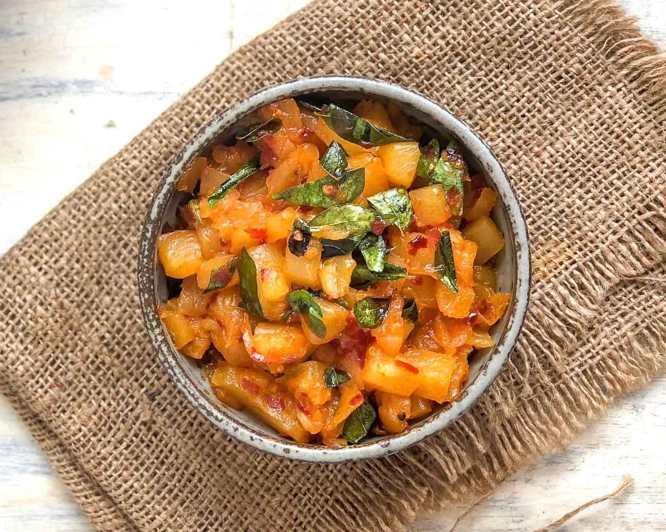 Tangy and Spicy Pineapple Chutney