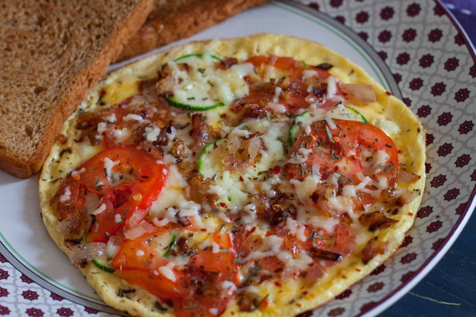 Tomato and Zucchini Frittata