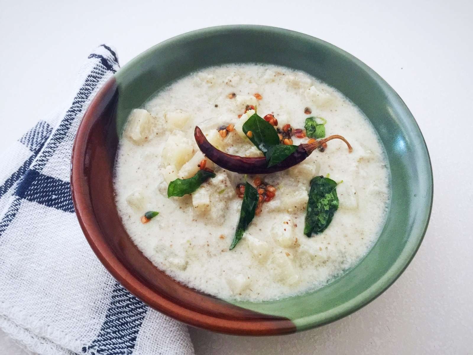 Tamil Nadu-Style Banana Stem Mor Kootu