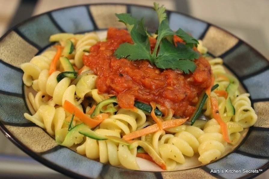 Zucchini and Carrot Pasta